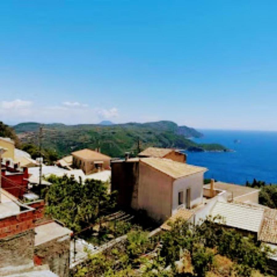 Traditional Panoramic Sea View House Lakones Bagian luar foto